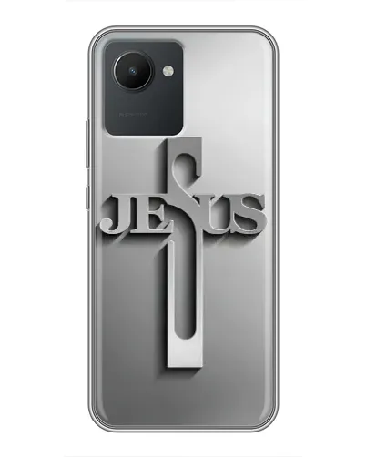 Чехол для Realme C30 с картинкой «Металлический крест Jesus» Чехол для Realme C30 с картинкой «Металлический крест Jesus»