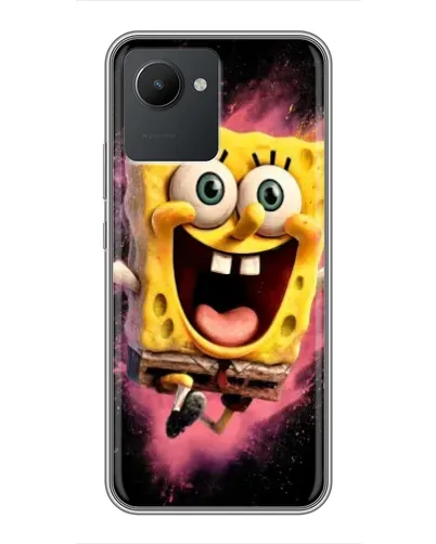Чехол для Realme C30 с картинкой «Взрывной Спанч Боб»