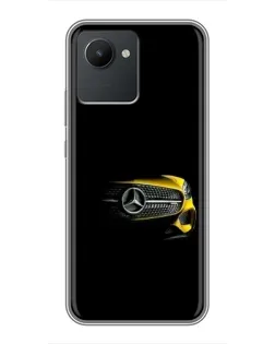 Чехол для Realme C30 с картинкой «Mercedes — ретро стиль»