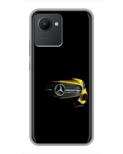 Чехол для Realme C30 с картинкой «Mercedes — ретро стиль»