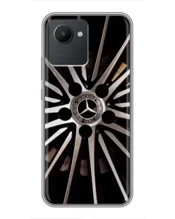 Чехол для Realme C30 с картинкой «Диск Mercedes»