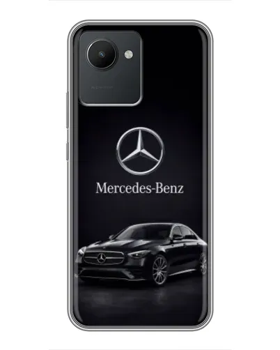 Чехол для Realme C30 с картинкой «Mercedes — решетка радиатора»