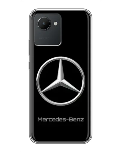 Чехол для Realme C30 с картинкой «Mercedes Silver Logo»