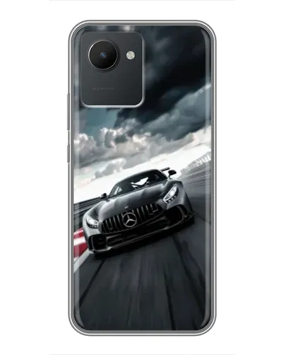 Чехол для Realme C30 с картинкой «Гоночный Mercedes AMG»
