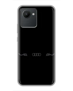 Чохол для Realme C30 з картинкою «Audi — світловий підпис» Чохол для Realme C30 з картинкою «Audi — світловий підпис»