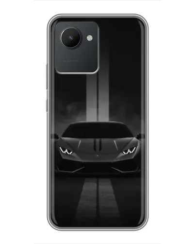 Чохол для Realme C30 з картинкою «Lamborghini симетрія доріг»