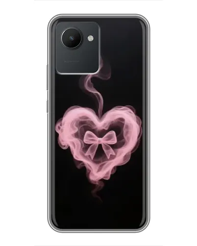 Чехол для Realme C30 с картинкой «Дымчатое сердце»