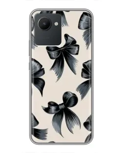 Чехол для Realme C30 с картинкой «Банты Coquette»