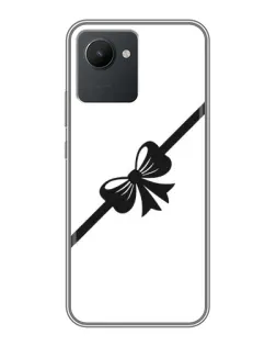 Чехол для Realme C30 с картинкой «Диагональный бант»