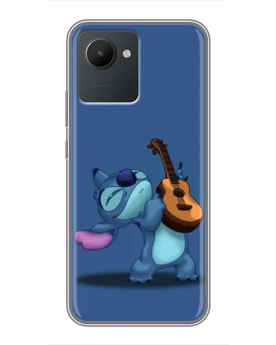 Чехол для Realme C30 с картинкой «Стич с укулеле»