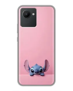Чехол для Realme C30 с картинкой «Stitch выглядывает» Чехол для Realme C30 с картинкой «Stitch выглядывает»