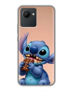 Чехол для Realme C30 с картинкой «Стич ест шоколад» Чехол для Realme C30 с картинкой «Стич ест шоколад»