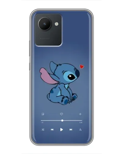 Чехол для Realme C30 с картинкой «Музыкальный Stitch»