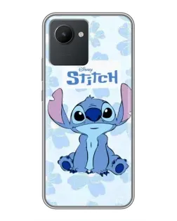 Чехол для Realme C30 с картинкой «Stitch среди цветов» Чехол для Realme C30 с картинкой «Stitch среди цветов»