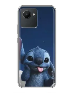 Чехол для Realme C30 с картинкой «Стич в облаках» Чехол для Realme C30 с картинкой «Стич в облаках»