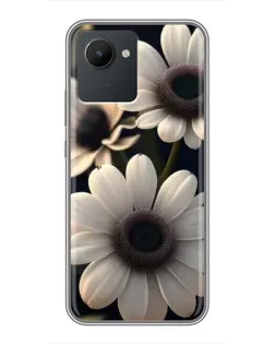 Чохол для Realme C30 з картинкою «Білі маргаритки макро» Чохол для Realme C30 з картинкою «Білі маргаритки макро»