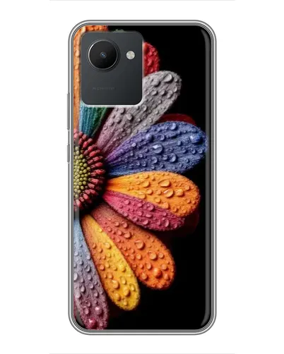 Чохол для Realme C30 з картинкою «Райдужна квітка»