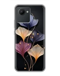 Чохол для Realme C30 з картинкою «Лілові квіти грації» Чохол для Realme C30 з картинкою «Лілові квіти грації»
