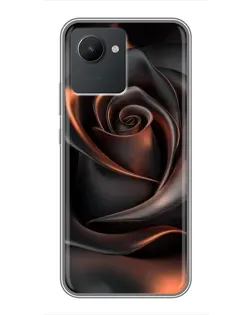 Чохол для Realme C30 з картинкою «Шовкова чорна троянда» Чохол для Realme C30 з картинкою «Шовкова чорна троянда»