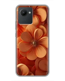 Чохол для Realme C30 з картинкою «Помаранчева макро квітка» Чохол для Realme C30 з картинкою «Помаранчева макро квітка»