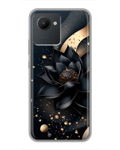 Чохол для Realme C30 з картинкою «Чорний лотос»