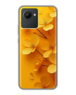 Чохол для Realme C30 з картинкою «Золоті пелюстки» Чохол для Realme C30 з картинкою «Золоті пелюстки»