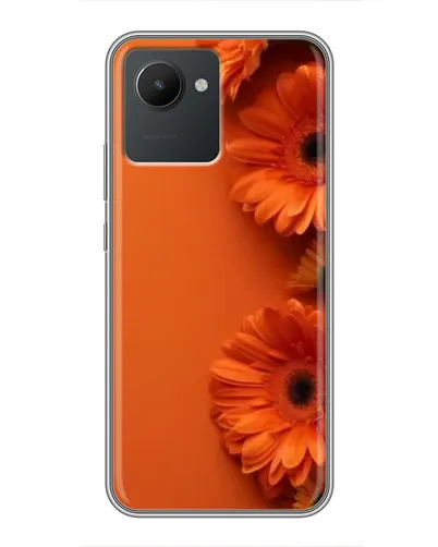 Чохол для Realme C30 з картинкою «Помаранчеві гербери»