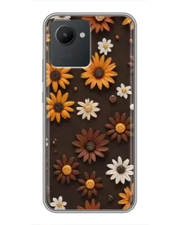 Чохол для Realme C30 з картинкою «Візерунок з маленьких соняшників» Чохол для Realme C30 з картинкою «Візерунок з маленьких соняшників»
