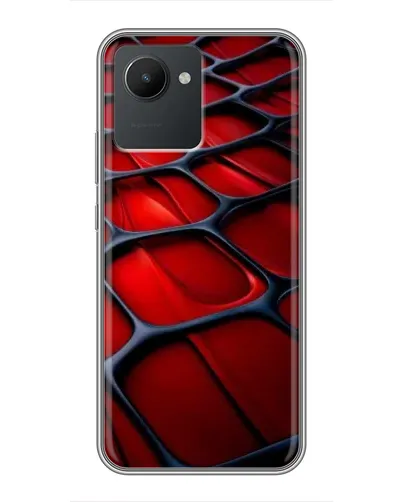 Чехол для Realme C30 с картинкой «Красная глянцевая сетка» Чехол для Realme C30 с картинкой «Красная глянцевая сетка»