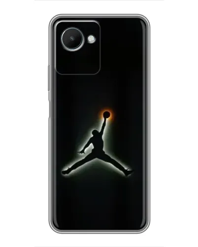 Чехол для Realme C30s с картинкой «Jordan Gradient Logo»