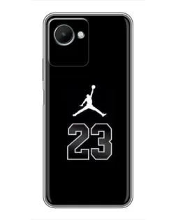 Чехол для Realme C30s с картинкой «Jordan Flight 23»