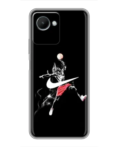 Чехол для Realme C30s с картинкой «Jordan Jumpman»