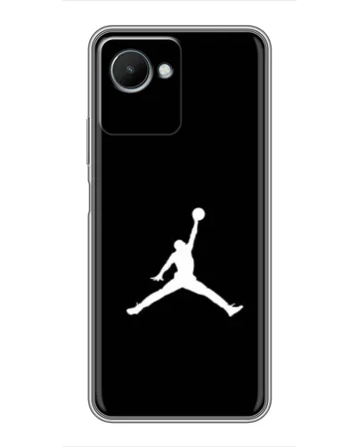 Чехол для Realme C30s с картинкой «Jordan Silhouette»