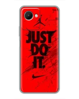 Чехол для Realme C30s с картинкой «Nike Just Do It»