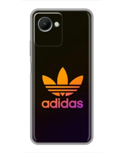 Чехол для Realme C30s с картинкой «Градиент Adidas»