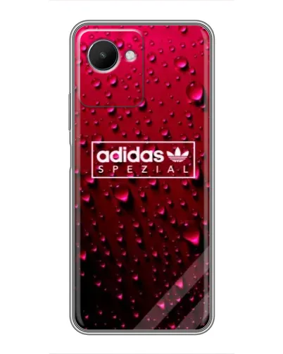 Чехол для Realme C30s с картинкой «Adidas Gold Marble»