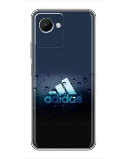 Чехол для Realme C30s с картинкой «Adidas Water Drops»