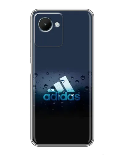 Чехол для Realme C30s с картинкой «Adidas Water Drops»