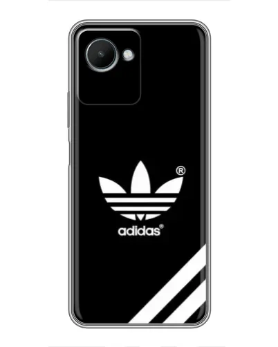Чехол для Realme C30s с картинкой «Adidas с диагональными полосами»