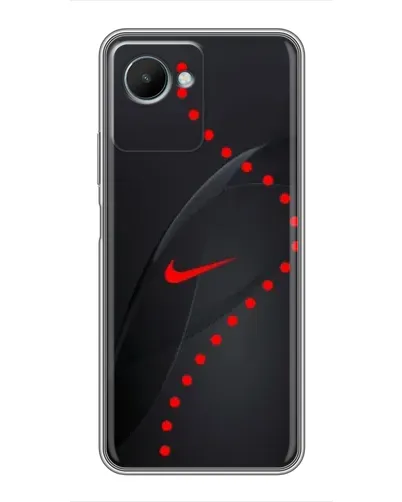 Чехол для Realme C30s с картинкой «Абстрактный дизайн Nike» Чехол для Realme C30s с картинкой «Абстрактный дизайн Nike»