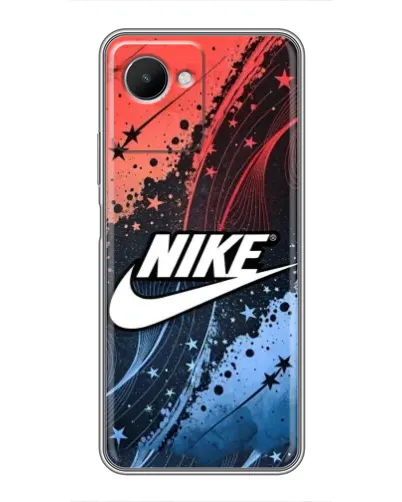 Чехол для Realme C30s с картинкой «Градиентный принт Найк» Чехол для Realme C30s с картинкой «Градиентный принт Найк»