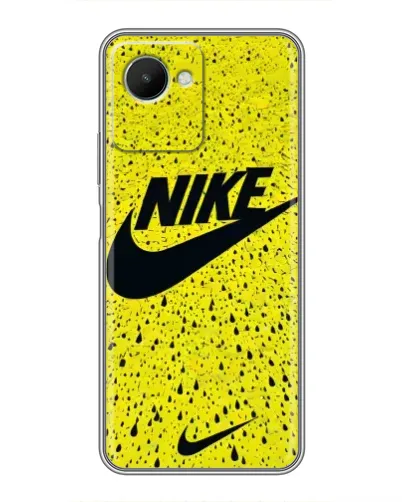 Чехол для Realme C30s с картинкой «Желтый текстурный Nike» Чехол для Realme C30s с картинкой «Желтый текстурный Nike»