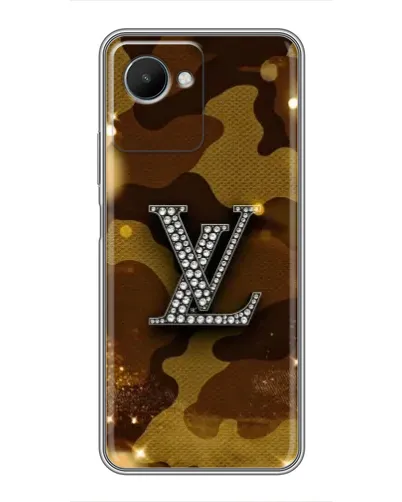 Чехол для Realme C30s с картинкой «Камуфляжный Louis Vuitton»