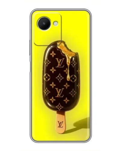 Чехол для Realme C30s с картинкой «Мороженое от LV»