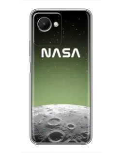 Чехол для Realme C30s с картинкой «NASA — лунный градиент»