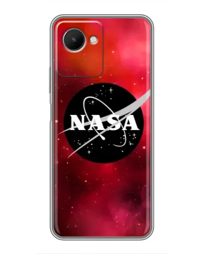 Чехол для Realme C30s с картинкой «NASA — красная туманность»