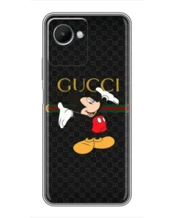 Чехол для Realme C30s с картинкой «Микки Маус Gucci»