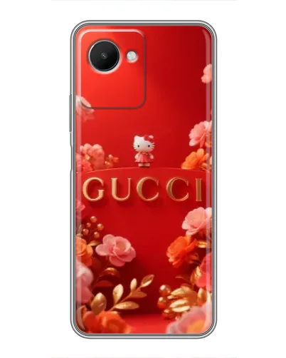 Чехол для Realme C30s с картинкой «Gucci — золотой сад»