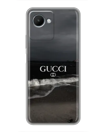 Чехол для Realme C30s с картинкой «Gucci — морской прибой»