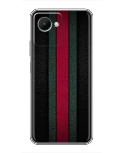 Чехол для Realme C30s с картинкой «Gucci — неоновая линия»